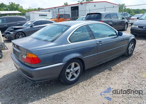 2002 BMW 325Ci z USA, uszkodzony, nr VIN WBABN33402PG56171